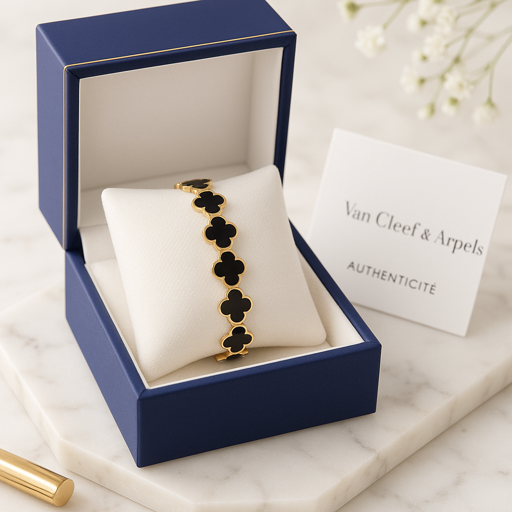 Black Clover Bracelet – Timeless Sophistication